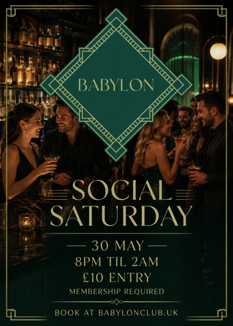 Social Saturday - Saturday 30th May