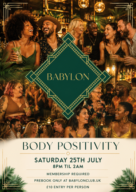 Saturday 25th July - Body Positivity