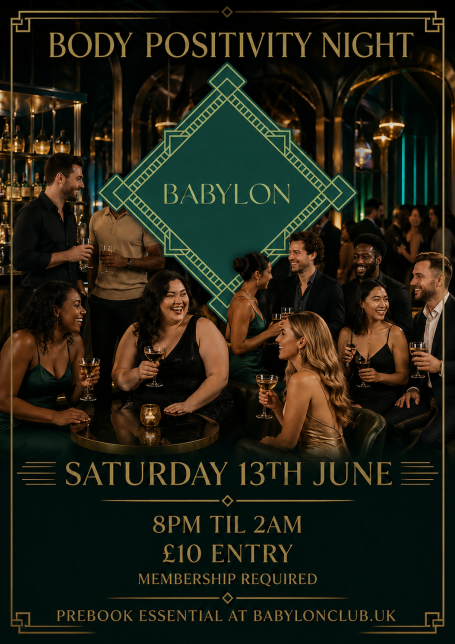 Body Positivity Night - Saturday 13th June